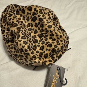 Leopard Print Beret